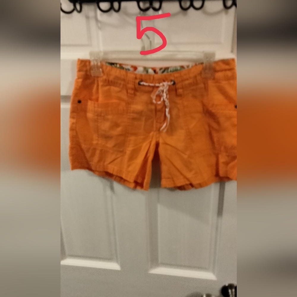 UNIONBAY Women's Orange Cargo Shorts